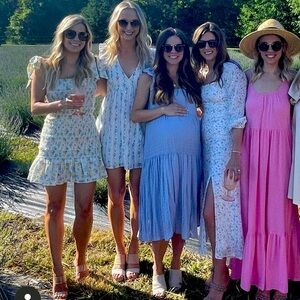 Yellow and green floral Vici dress